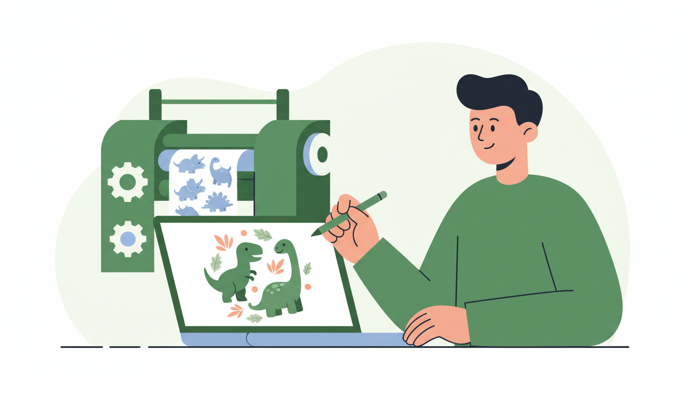 Aufkleber drucken: Dein Dino-starker Stickerdruck online!